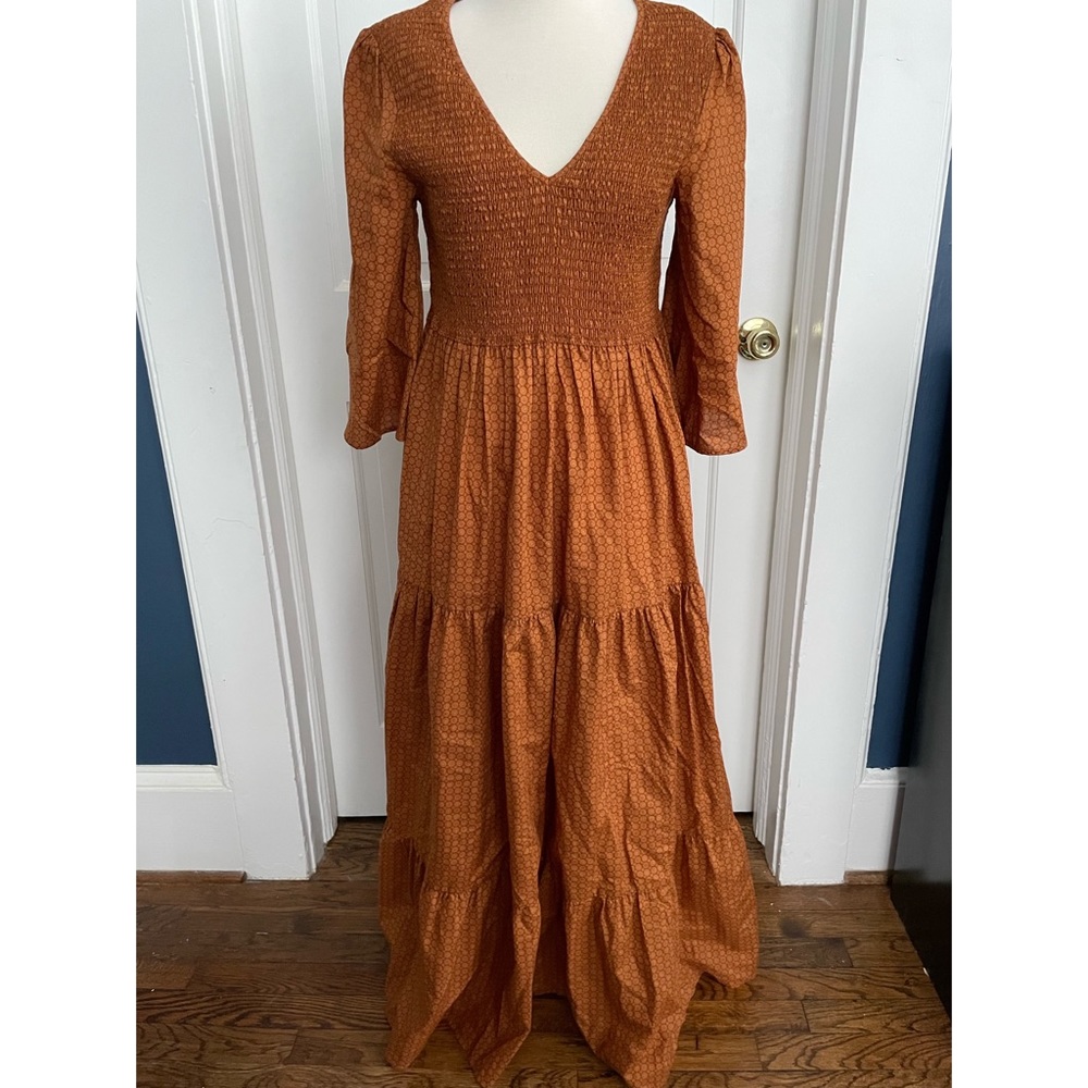 Christy Dawn Basil Dress in Maple Daisy Dot - M - NWOT